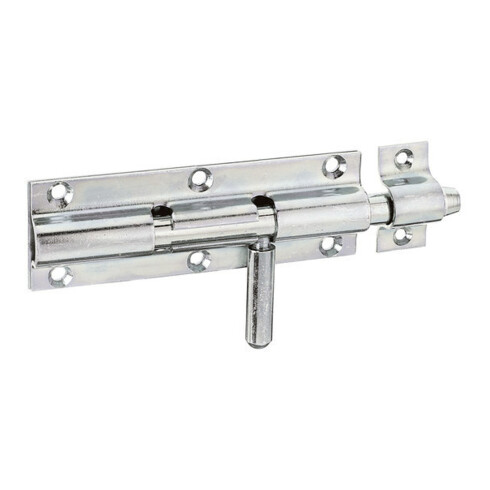 GAH Alberts Verrou à pêne avec boucle fixe droite, 120 mm acier, galvanisé