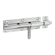 GAH Alberts Verrou à pêne avec boucle fixe droite, 120 mm acier, galvanisé