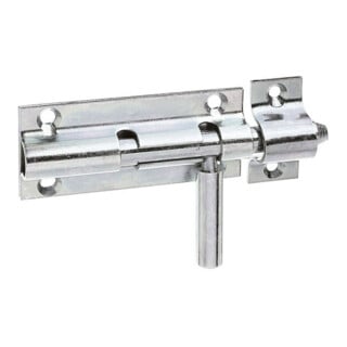 GAH Alberts Verrou à pêne avec boucle fixée droite, 110 mm acier, galvanisé