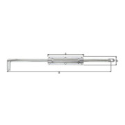GAH Alberts Verrou à tige avec boucle fixée droite, 600 mm acier galvanisé-4