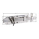 GAH Alberts Verrou droit L 120 mm acier inoxydable, mat-3