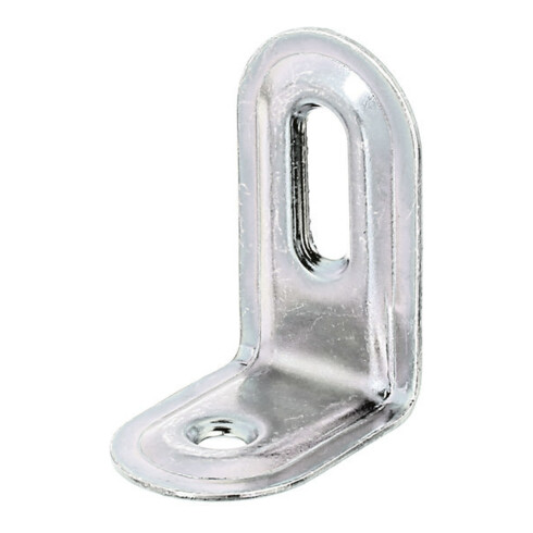 GAH Alberts Verstellwinkel 28x40x22x1mm Stahl roh, gelb galvanisch verzinkt