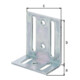 GAH Alberts Verstellwinkel 40x77x65x3mm Stahl roh, gelb galvanisch verzinkt-4
