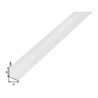 GAH Alberts Winkelprof. gleichschenkelig, UG L2000x B15x H15x S1mm Aluminium