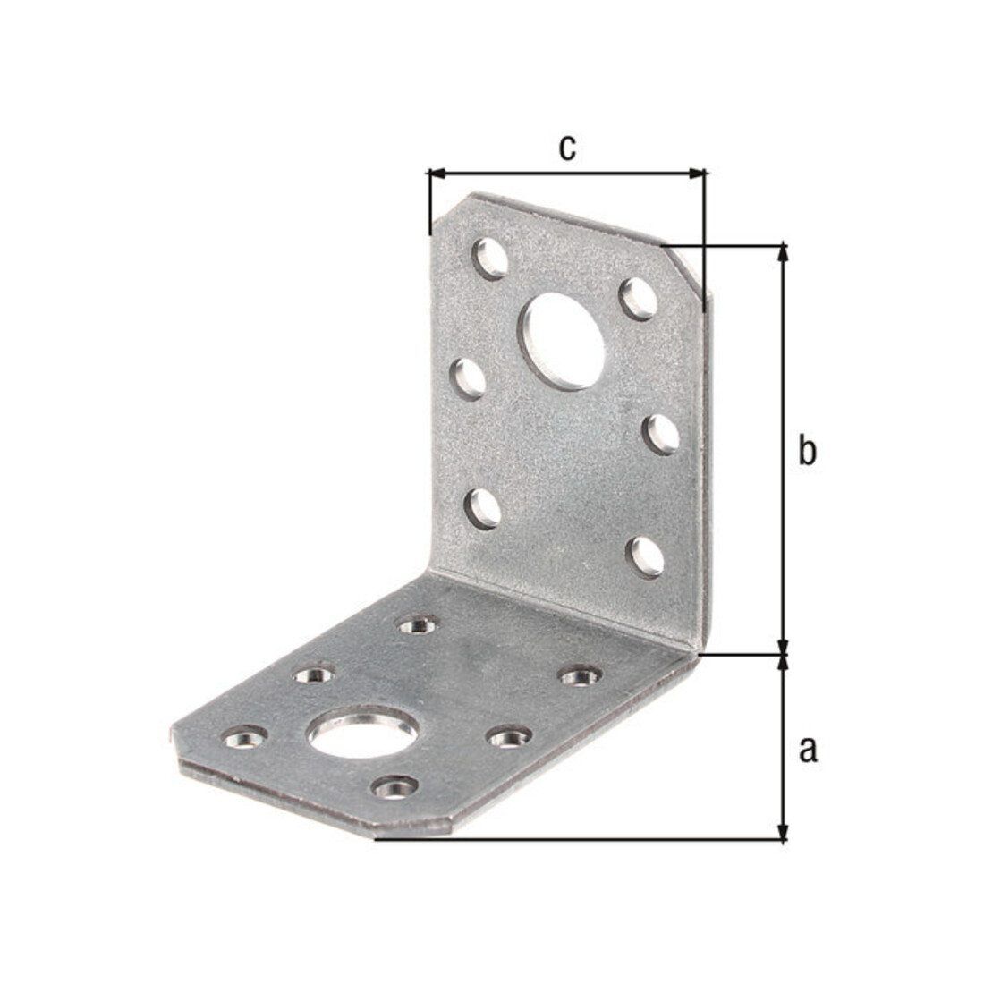 GAH Alberts Winkelverbinder 50x50x35x2, 5mm Stahl roh, sendzimirverz.