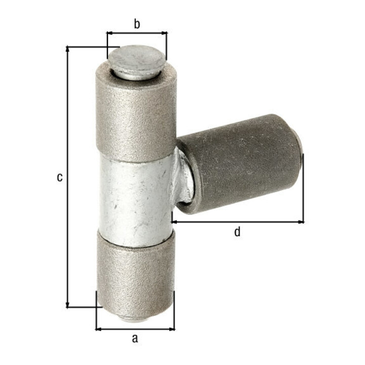 GAH Anschweißband 27x15x90x92mm STA brut