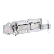 GAH Verrou de porte L.120mm l.44mm acier galvanisé jaune sortie 25mm-3