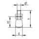 Galet de guidage HELM 349 S STA ZN plastique-2