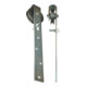 Galet de portail coulissant Bentz 140mm STA verz.max.130kg 14/17mm-1