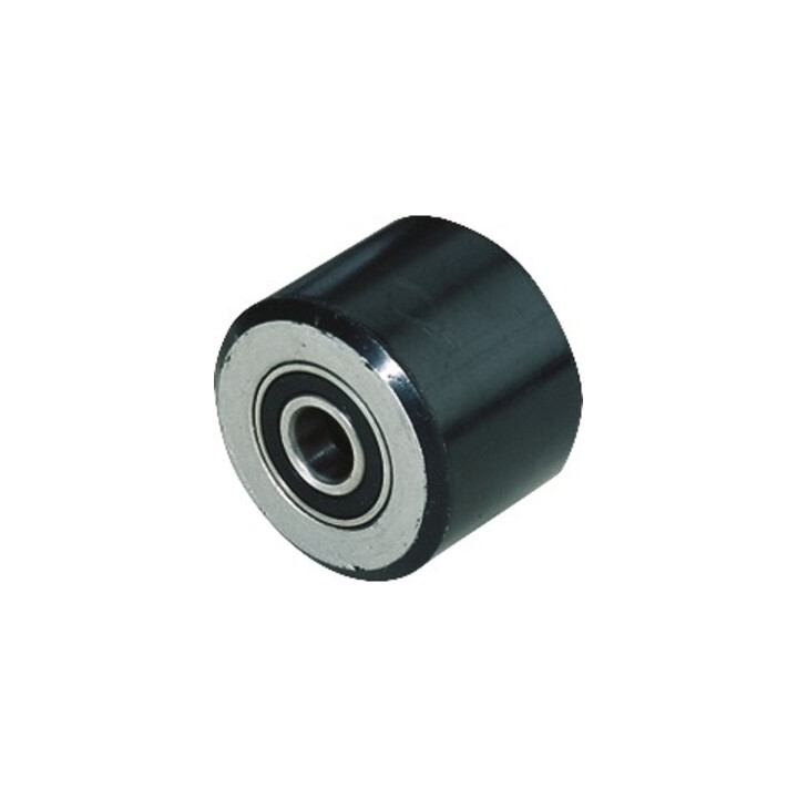 Galet en polyuréthane Dia. roue 80 mm L moyeu 70 mm