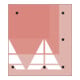 GAMMA Coussin berlinois EU Élément d’angle droit rouge brun