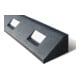 GAMMA Elastikbordstein 150/100/1250 mm schwarz weiß reflektierend