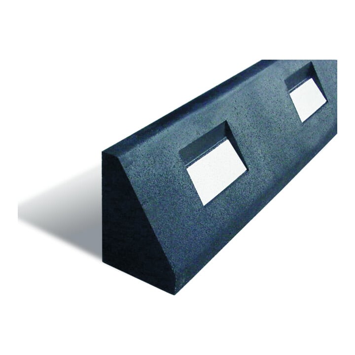GAMMA Elastikbordstein 150/100/1250 mm schwarz weiß reflektierend