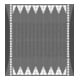 GAMMA Plateau-Kissen SET C schwarz 4050 x 4000 x 80 mm 36 Elemente inklusive Befestigungsmaterial