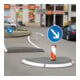 GAMMA Poteau de signalisation 60/1550 mm galvanisé à chaud avec platine de fixation