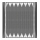 GAMMA Set de coussins pour plateau C noir 4050 x 4000 x 80 mm 36 éléments avec matériel de fixation