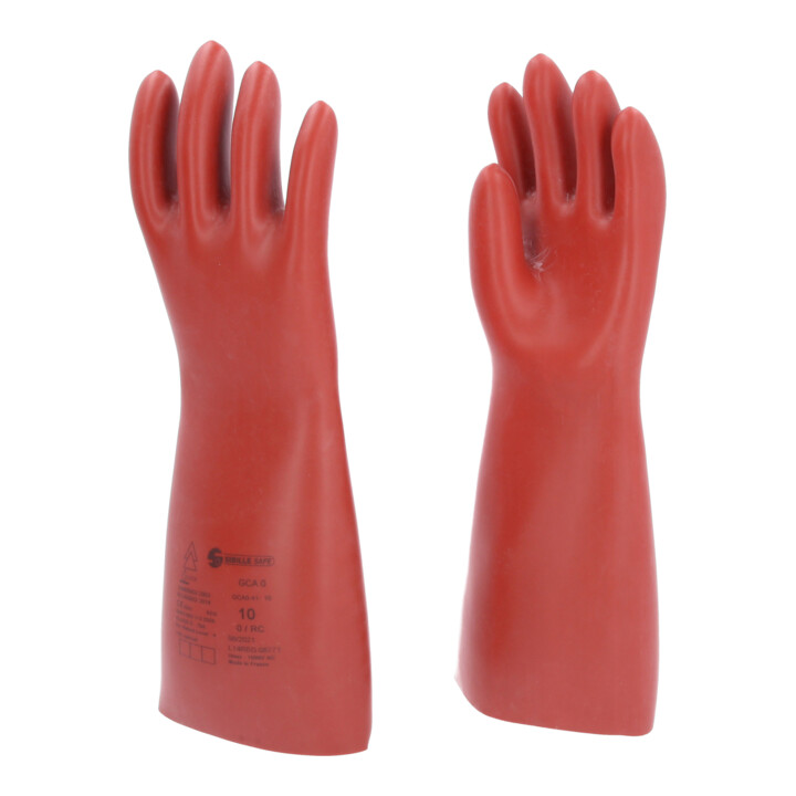 Gant de protection pour électricien, taille 10, classe 0, rouge KS Tools