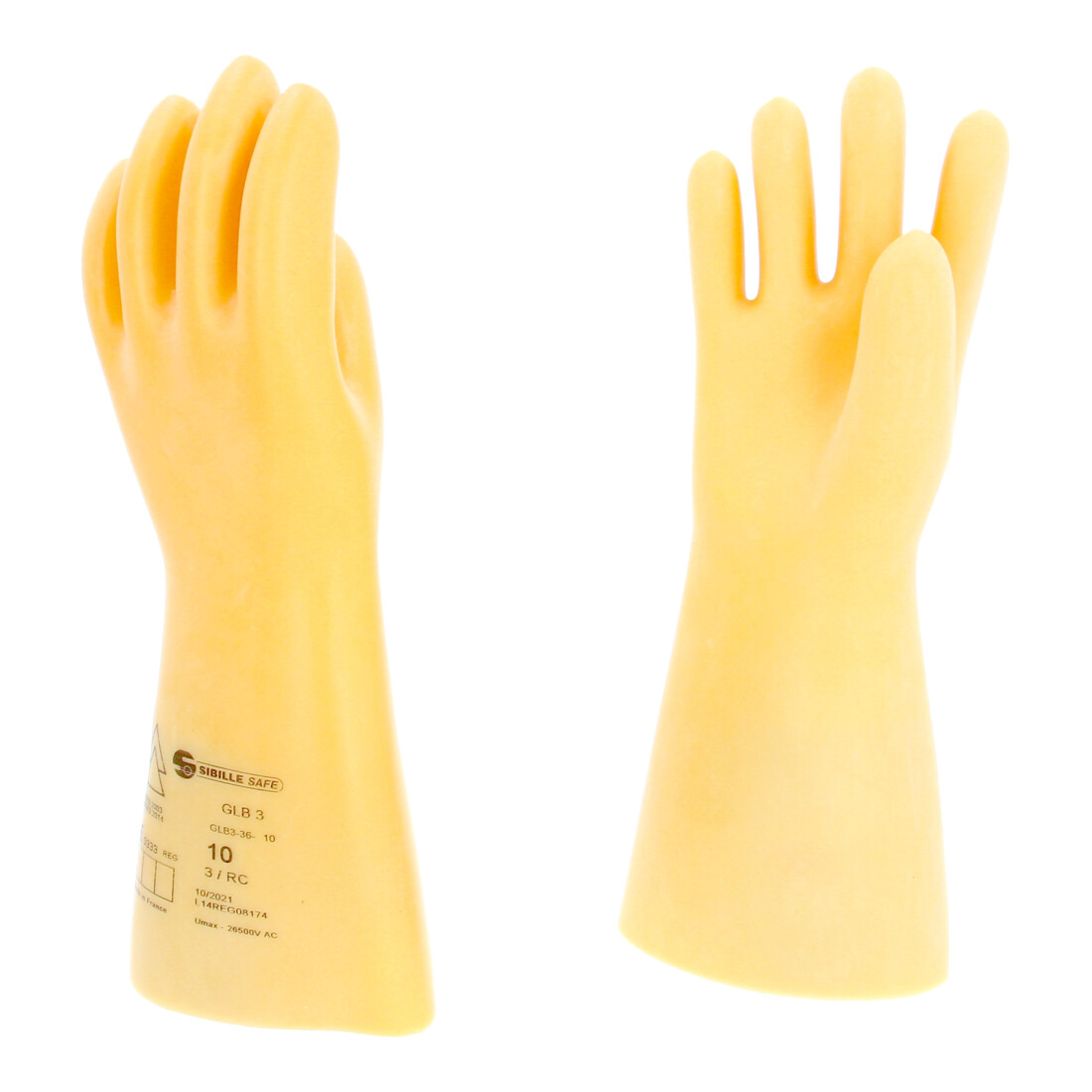 KS Tools Gants de protection pour électricien avec isolation, classe 3, blanc