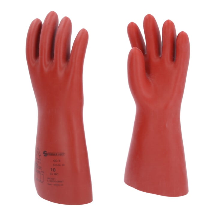 Gant de protection pour électricien, taille 10, classe 3, rouge KS Tools