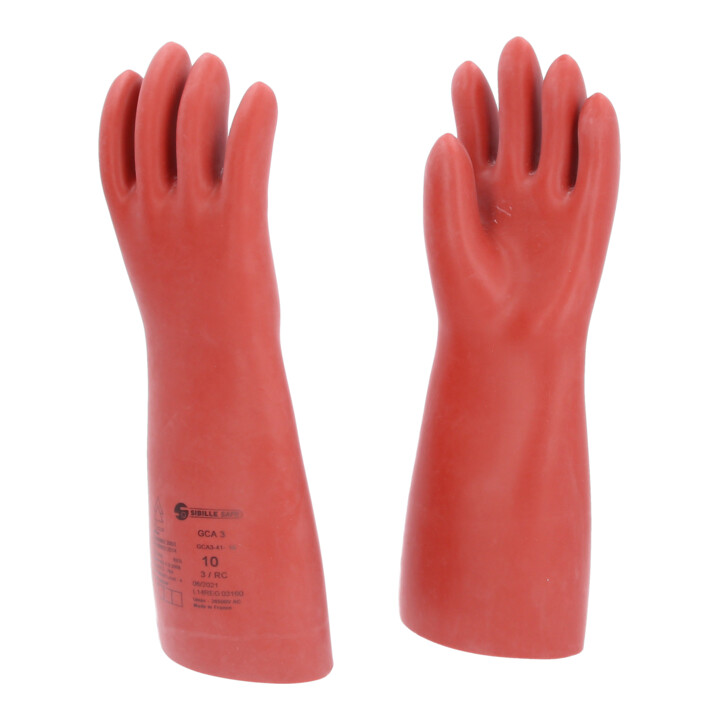 Gant de protection pour électricien, taille 10, classe 3, rouge KS Tools
