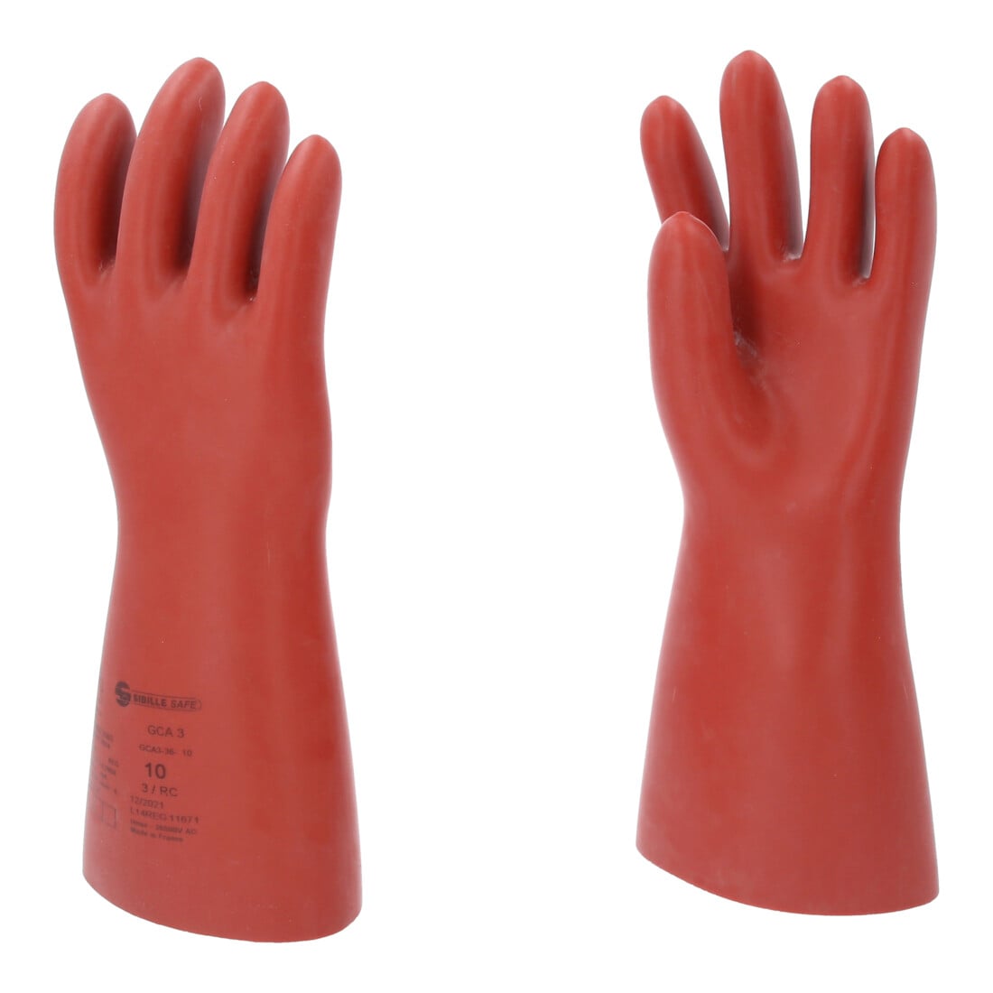 Gant de protection pour électricien, taille 10, classe 3, rouge KS Tools