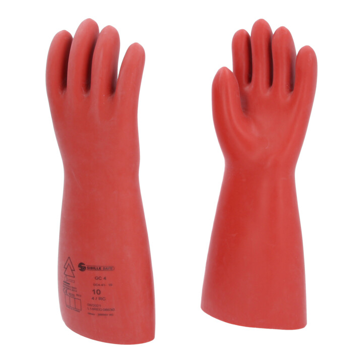 Gant de protection pour électricien, taille 10, classe 4, rouge KS Tools