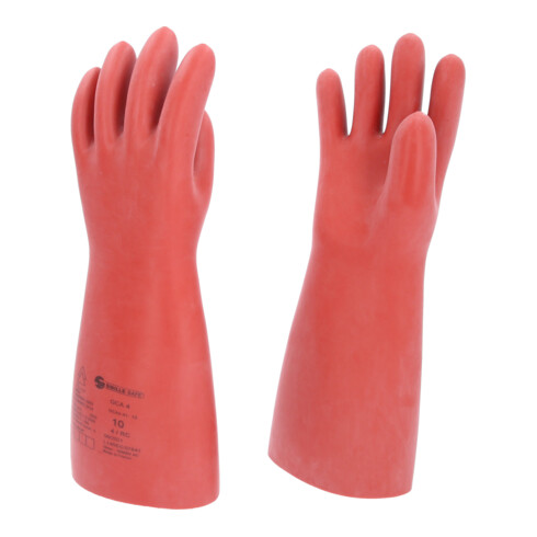 Gant de protection pour électricien, taille 10, classe 4, rouge KS Tools