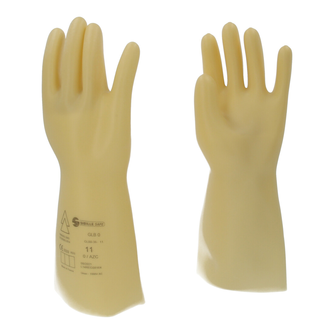 KS Tools Gants de protection pour électricien avec isolation, classe 0, blanc