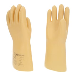 KS Tools Gants de protection pour électricien avec isolation de protection, classe 2, blanc