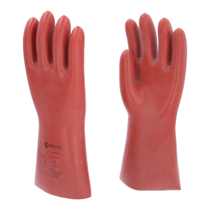 Gant de protection pour électricien, taille 12, classe 0, rouge KS Tools