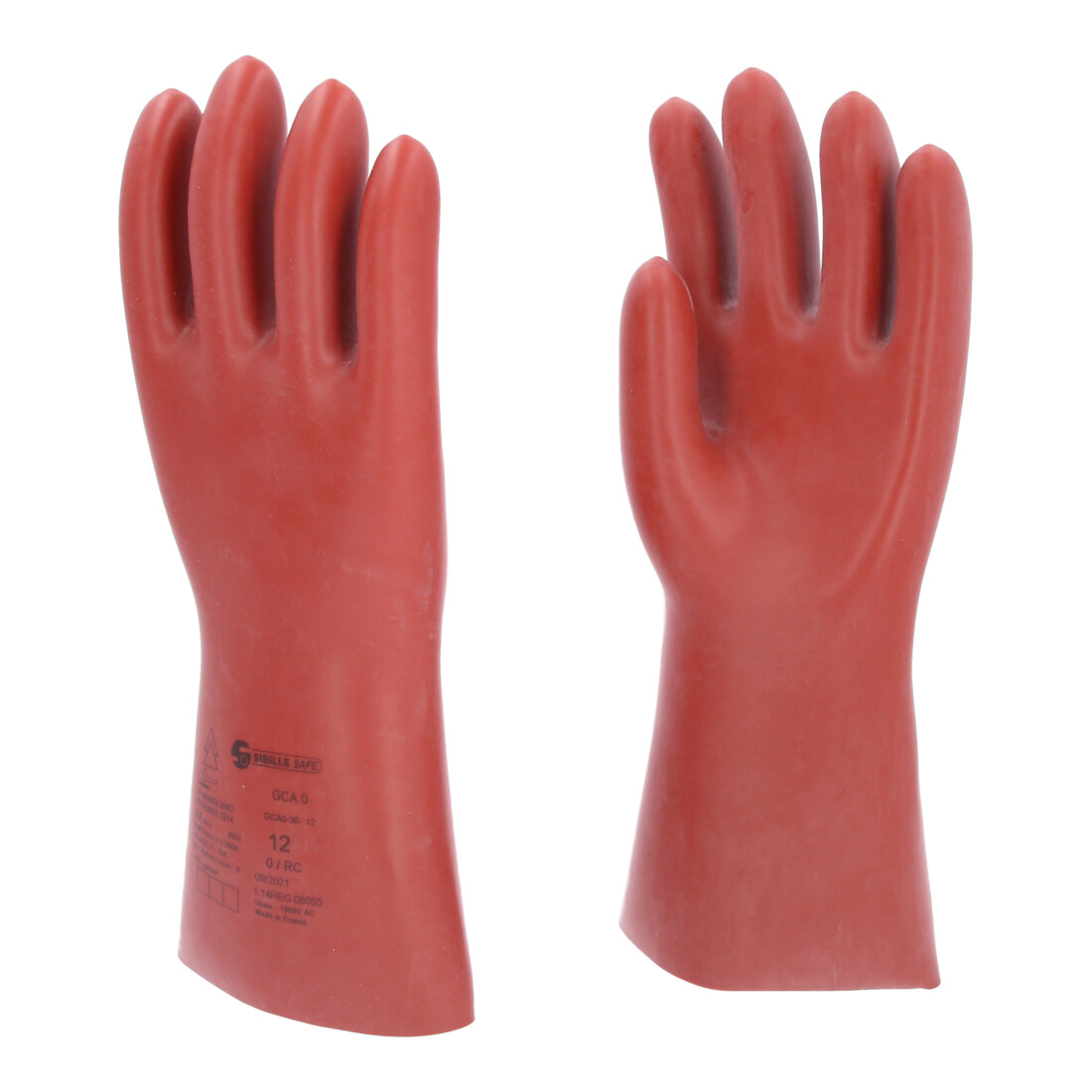 Gant de protection pour électricien, taille 12, classe 0, rouge KS Tools