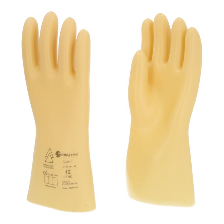Gant de protection pour électricien, taille 12, classe 1, blanc KS Tools