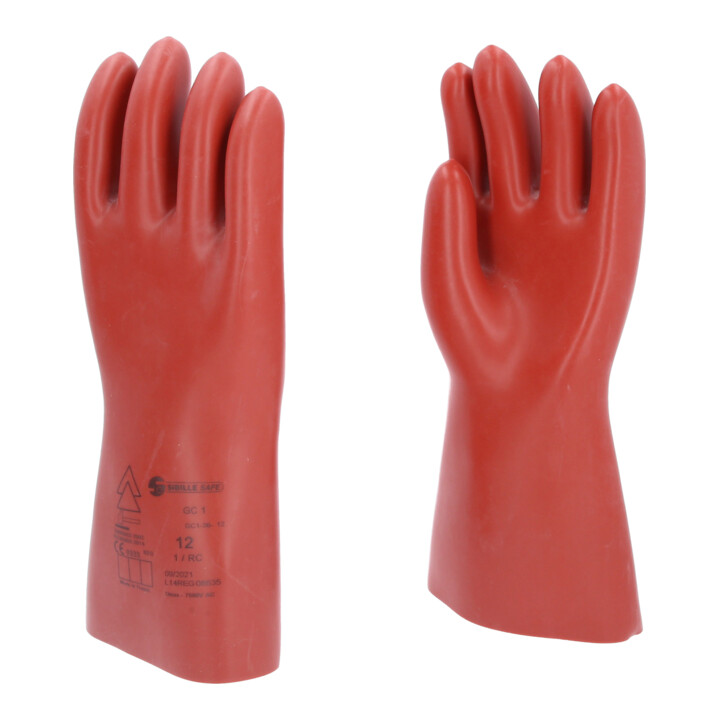 Gant de protection pour électricien, taille 12, classe 1, rouge KS Tools