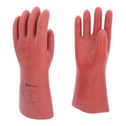 KS Tools Gants de protection électricien avec protection mécanique, classe 2, rouge-4