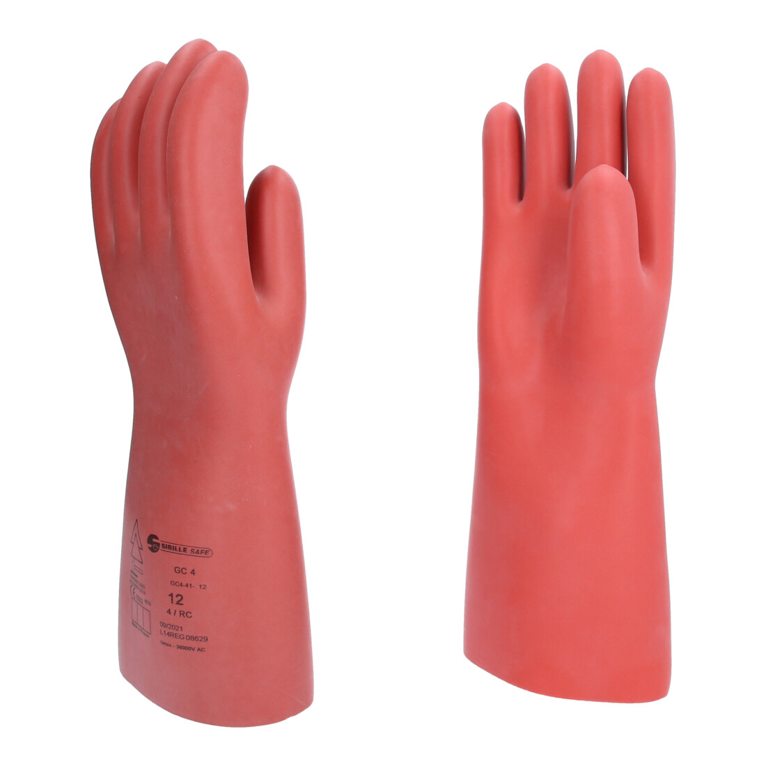 Gant de protection pour électricien, taille 12, classe 4, rouge KS Tools
