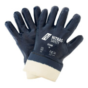 Nitrilhandschuh bleu, manchette, entièrement revêtu-2
