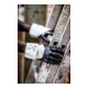 Gant en nitrile bleu, manchette, partiellement enduit, taille 11-3