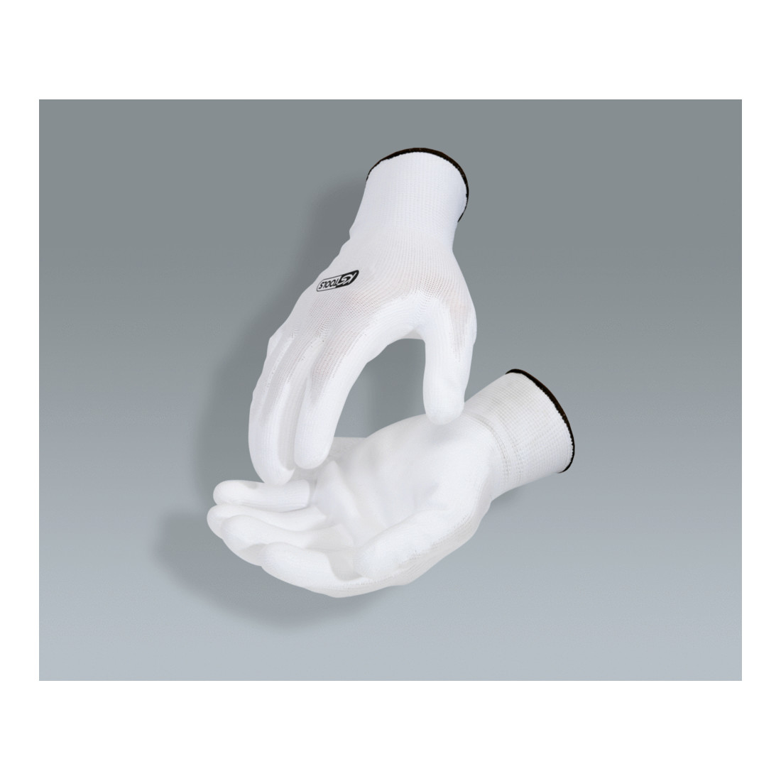 Gant maille fine MICRO, blancs, 12 paires 7 KS Tools