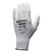 Gant maille fine MICRO, blancs, 12 paires 8 KS Tools