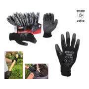 Gants tricotés microfins KS Tools, noirs