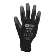 Gants tricotés microfins KS Tools, noirs-2