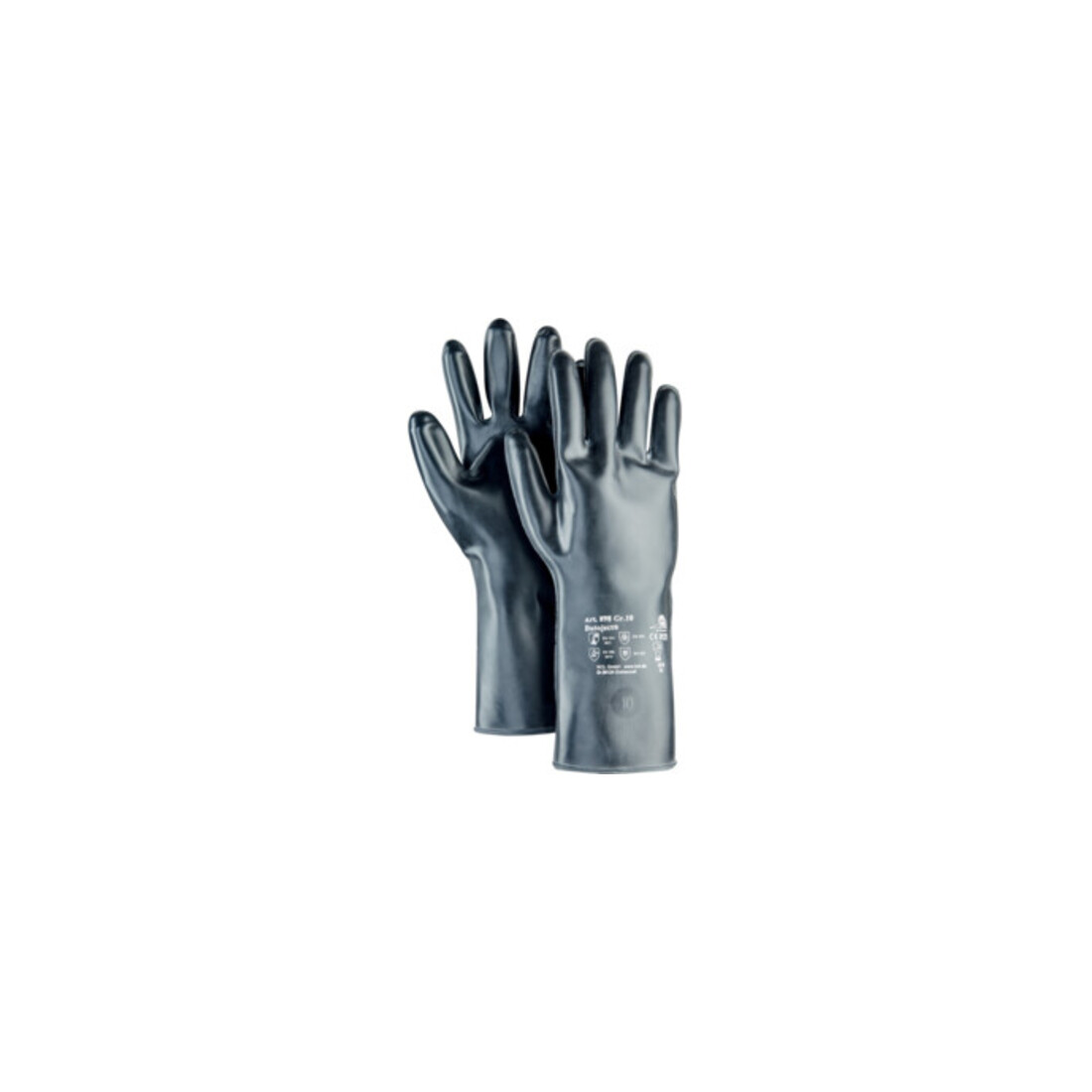 Gant protection chimique Butoject 898 T. 8 noir EN 388, EN 374 cat. III