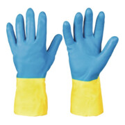 Gant protection chimique Kenora taille 7 bleu/jaune EN 388, EN 374 cat. III