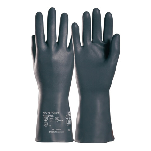 KCL Gants Nitoprène 717 Nitrile/Chloroprène velouté