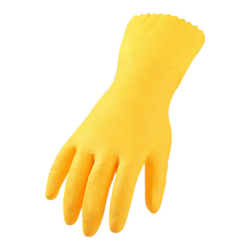 Leipold + Döhle Gants de ménage Latex jaune EN388/374 Cat. DEUXIÈME