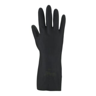 Gant protection chimique T. 10 noir EN 388, EN 374 cat. III