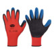 Gant TIP GRIP EN388 EN420 Taille 8 rouge/noir/bleu Support 100%PES maille fine