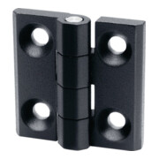 Ganter Scharnier GN 237 H.30mm B.30mm S.2mm Zink-Druckguss m.Bohrungen f.Senkschrauben-1