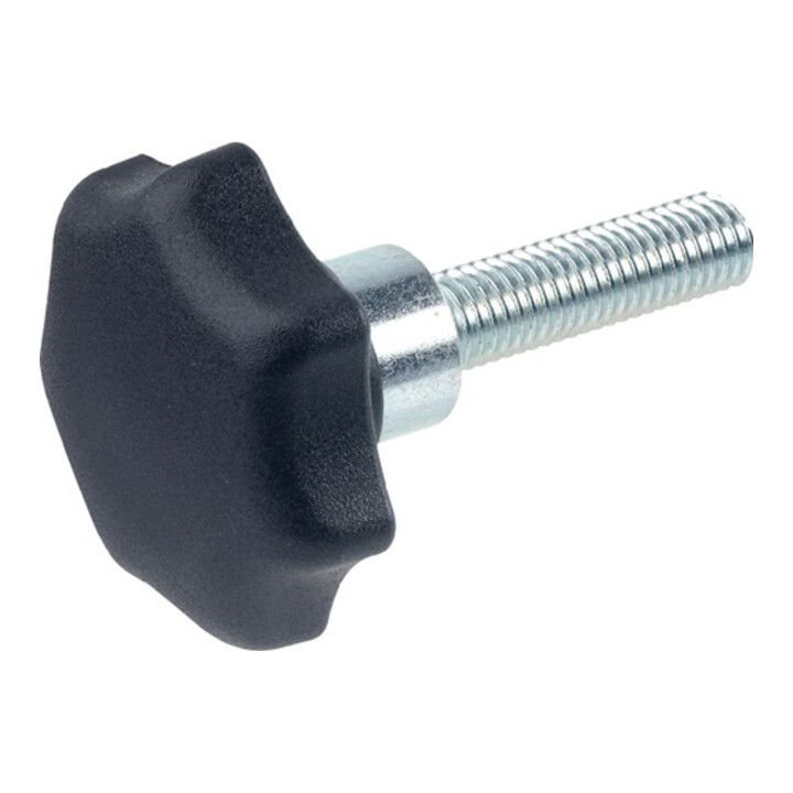 Ganter Sterngriff GN 6336.4 Sterngriffschraube Ku.d1 40mm d2 M 8mm l30mm