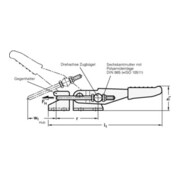 Ganter Verschluss-Spanner GN 851 STA Haltekraft FH 1600 N-5